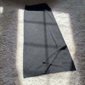 Amanda Smith Long Black Maxi Skirt Size Small